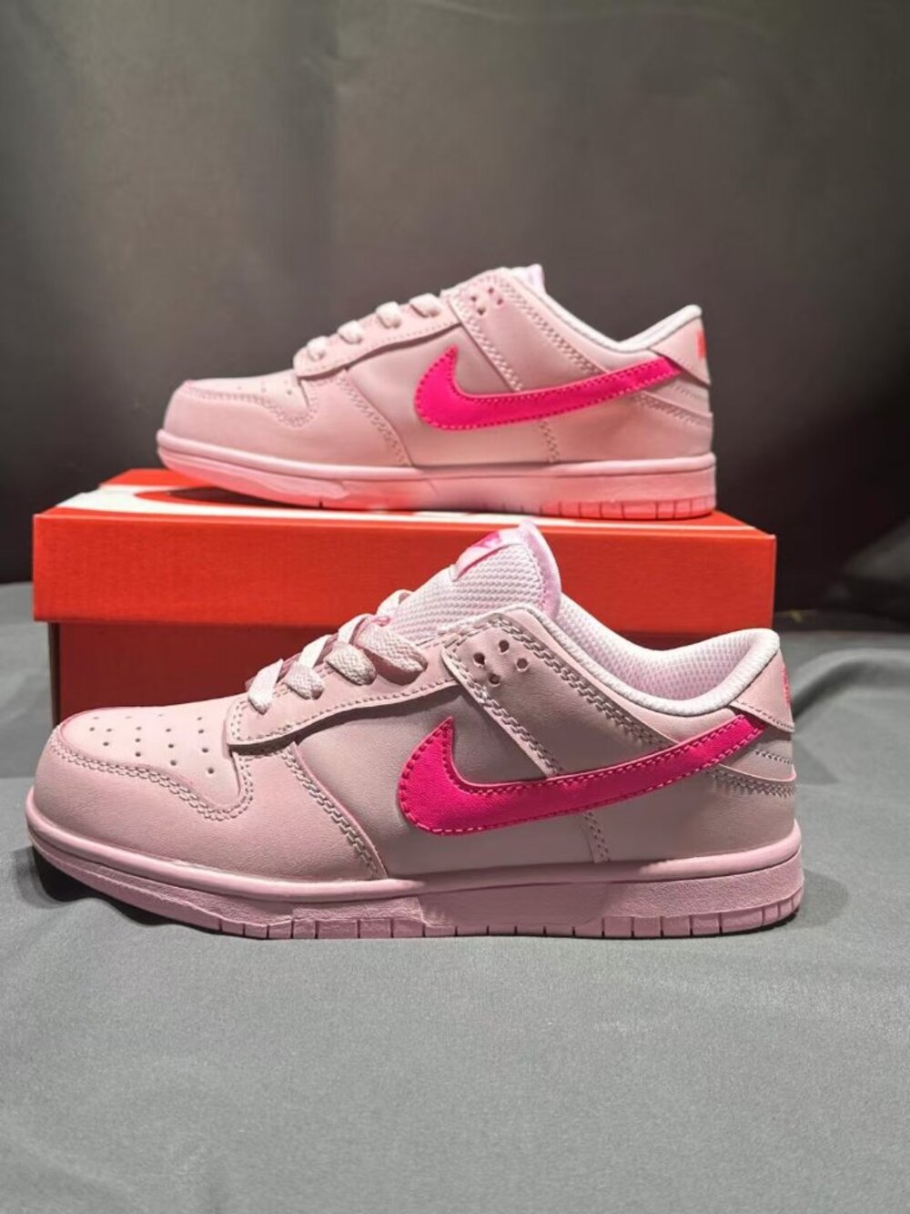 Nike Dunk Low All Pink Lifestyle Sneakers | New in Box